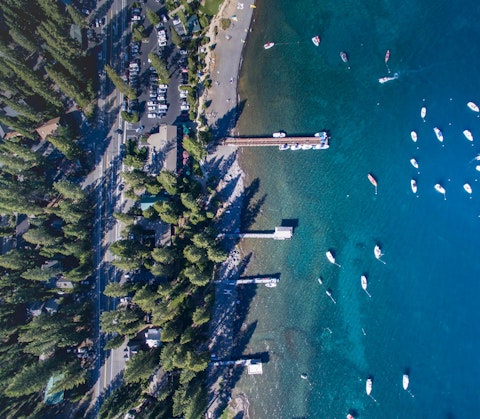 Explore Tahoe City's lakeside dining, boutiques, and Commons Beach, eleven minutes by car