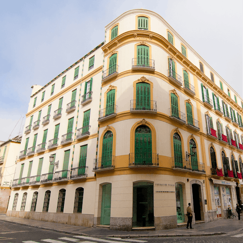 Explore the iconic Cubist artworks at Casa Natal de Picasso, a short walk away