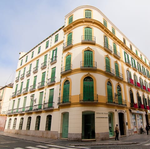 Explore the iconic Cubist artworks at Casa Natal de Picasso, a short walk away