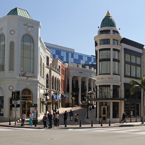 Stroll along Rodeo Drive, LA’s most glamorous shopping street