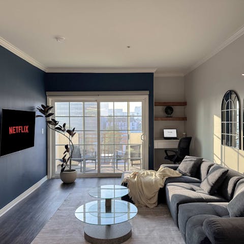 Unwind on your private balcony with city views