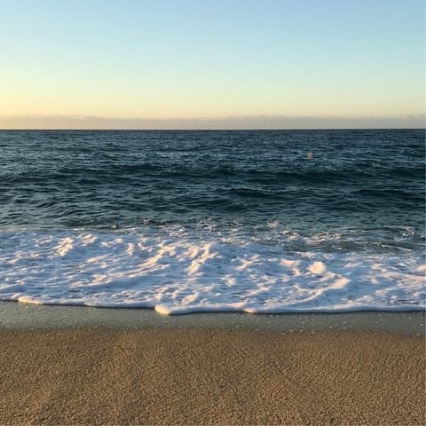 Break up pool days at Ammoudara Beach, just under five kilometres away