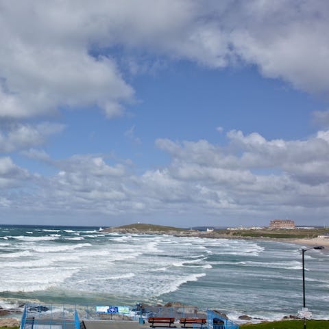 Check the surf each morning before sliding into your wetsuit
