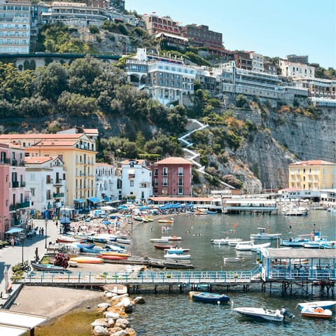 Stay in the heart of Sorrento, just a short walk from the beach