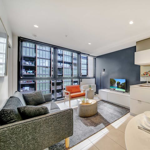 Settle in to this light-filled home from home