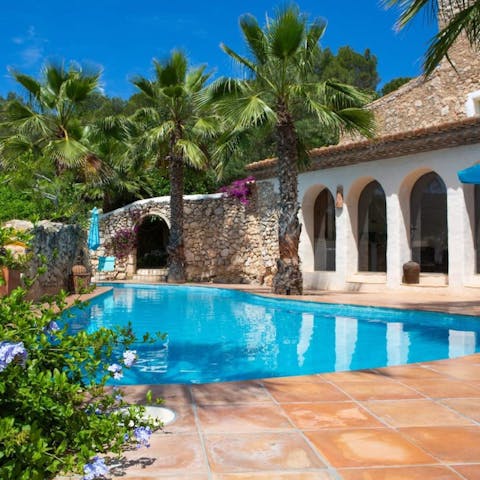 Cool off in the outdoor pool after a long day of hiking