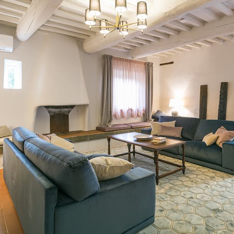 Relax in one of several lounges