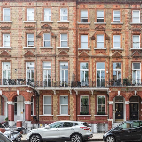 Enjoy the traditional London facade