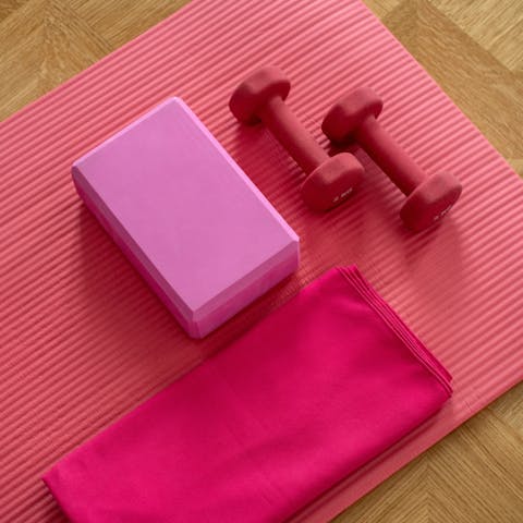 Practise your yoga poses with yoga and pilates classes available