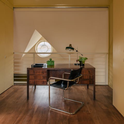 Work from the cool and convenient desk