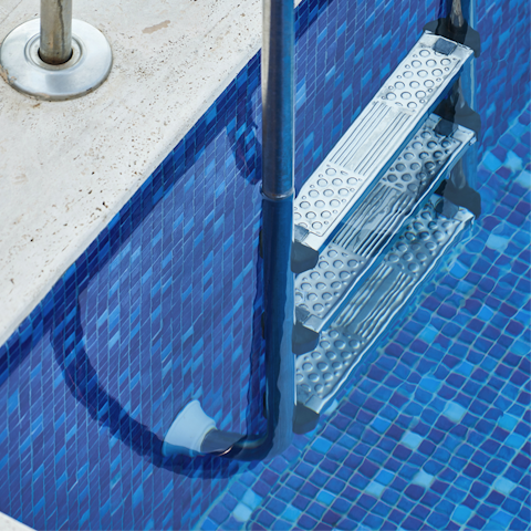 Beat the heat with a dip in the shared pool