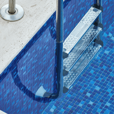 Beat the heat with a dip in the shared pool