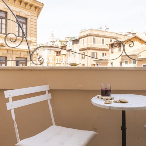 A cute balcony