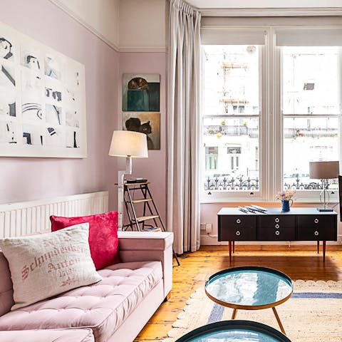 Curl up on the sofa for a cosy night in