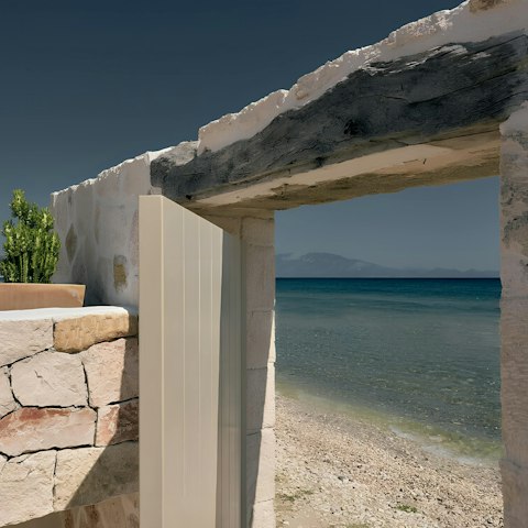 Wake up and walk right onto the beach