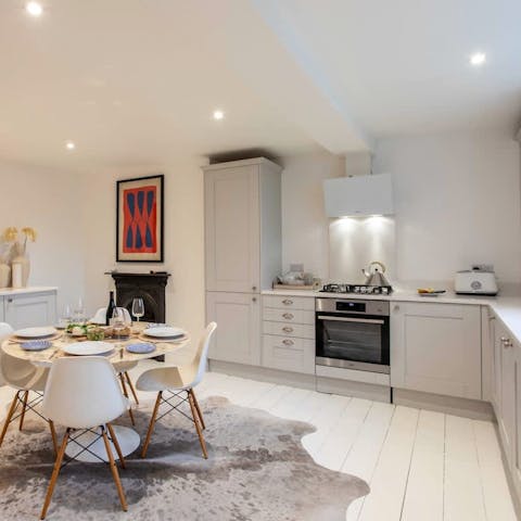 Cook your favourites in this stylish kitchen