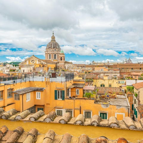 Take in the amazing vistas over Rome