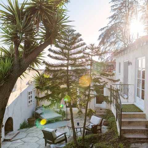 Take your pick of several different terraces