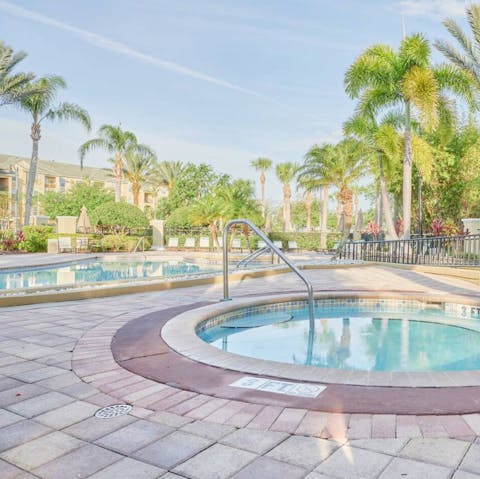 Make poolside lounging your only plan for the afternoon