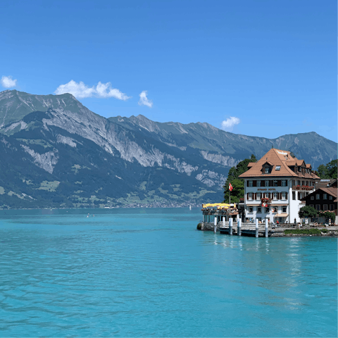 Take a stroll beside Lake Maggiore, just a short walk away from your front door