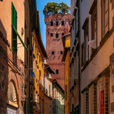 Wander the honeyed-streets of historic Lucca
