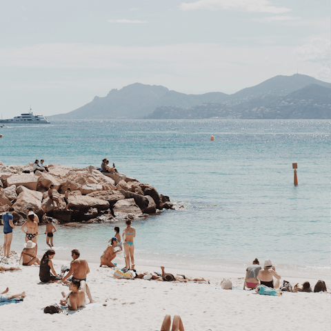 Spend the day at Palombaggia Beach, only 800m away