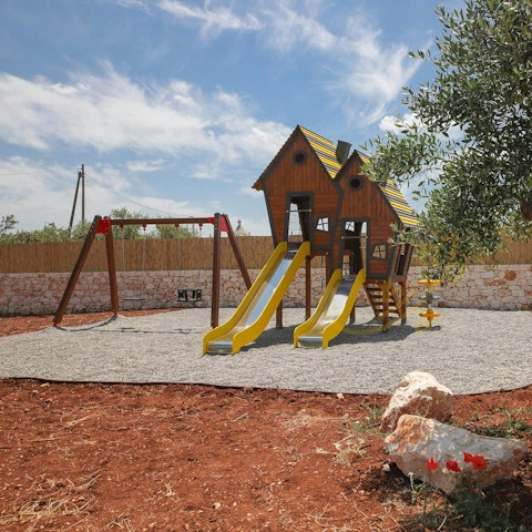 Let the kids loose in the private playground