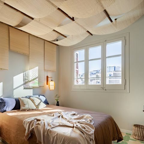Wake up to the view of Eixample's skyline