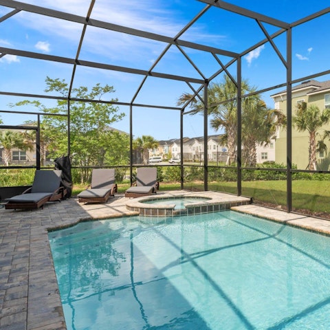 Feel a wonderful sense of rejuvenation from the swimming pool