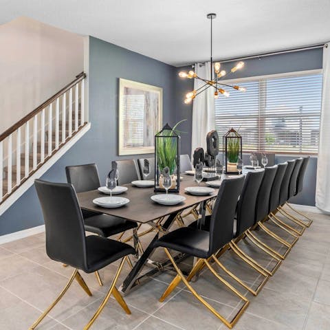 Gather around the table for heartwarming evenings spent with family and friends