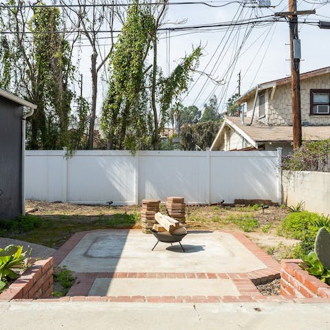 Get the marshmallows ready for the fire pit