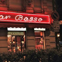 A negroni sbagliato at Bar Basso