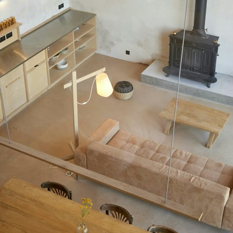 Spend cosy evenings in front of the log burner
