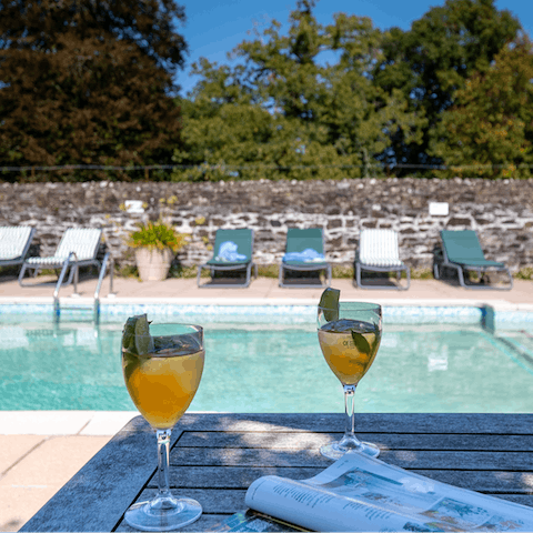 Make the most of the pool on those warm summer days