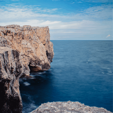 Explore Plemmirio's beautiful stretch of rugged coastline