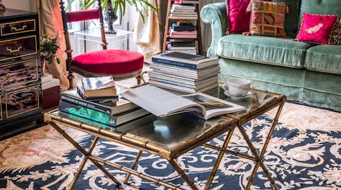 Pick an art book from the extensive collection for bedtime reading