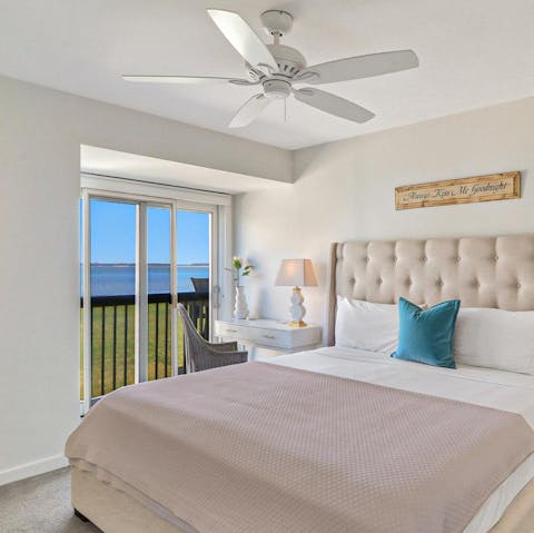 Spend evenings with drinks on the balcony