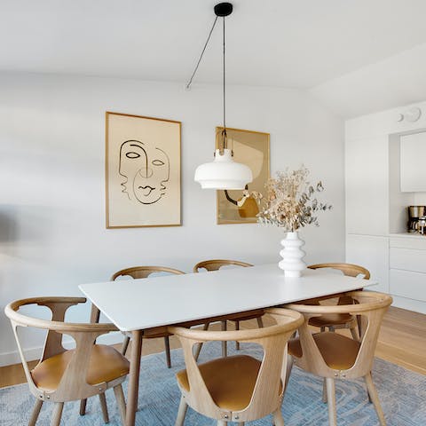 Serve up some Danish delicacies at the dining table