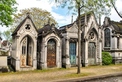 Wander Père Lachaise Cemetery, a short walk away
