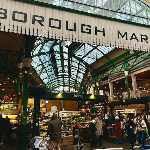 Pick up delicious treats in Borough Market