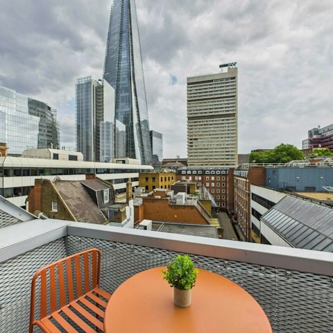 Enjoy the views while relaxing with drinks on the terrace