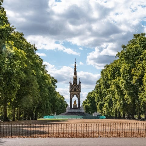 Take a break in Kensington Gardens – it's at the end of the road