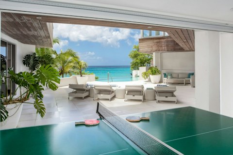 Play a few rounds of ping pong in the games room