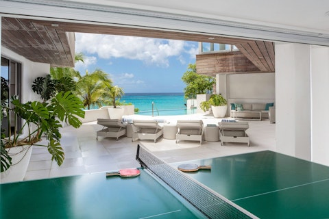 Play a few rounds of ping pong in the games room