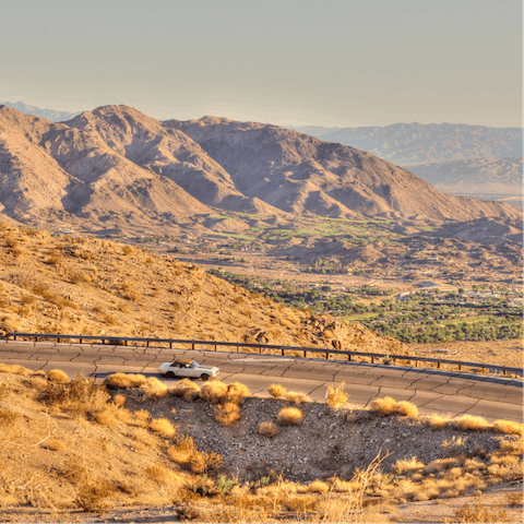 Hike or drive through the stunning landscapes right on your doorstep