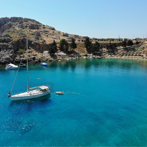 Stay near Faliraki in beautiful Rhodes