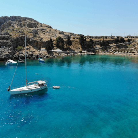 Stay near Faliraki in beautiful Rhodes