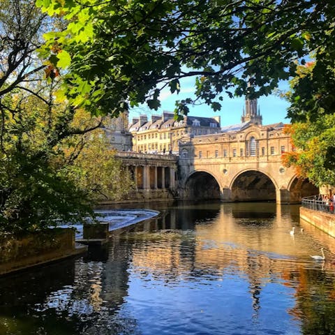 Head to Bath, Wells, or Glastonbury for day trips