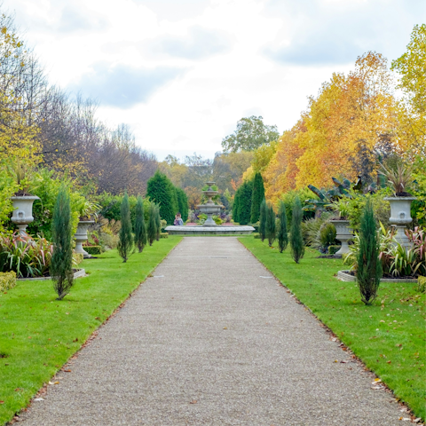 Wander through Regent's Park, not far on foot