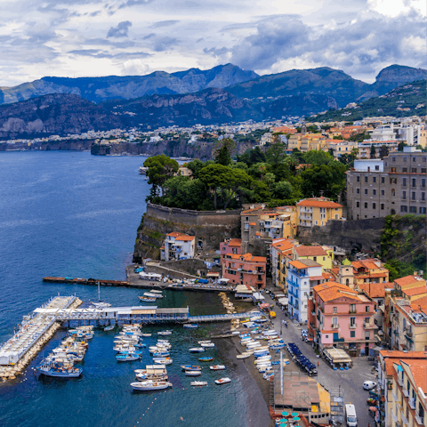 Explore the charms of Sorrento, just eleven-minutes away by car